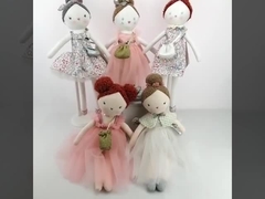 vestido de la belleza de Toy Baby Girl Plush Doll de la felpa suave de la muñeca de los 43cm que lleva