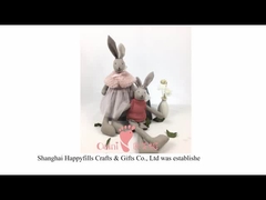 Juguete suave 100% de la felpa del algodón los 23cm Grey Bear Toy Earth Friendly suave orgánico