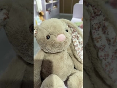 Toalla de oso polar de 35X19 cm, oso de peluche a rayas, toalla relajante de seguridad para bebé